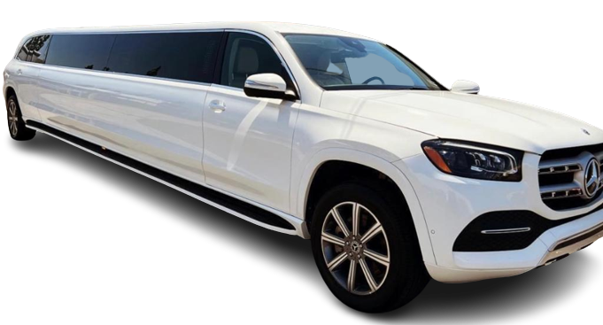22-passenger Infiniti QX stretch limousine